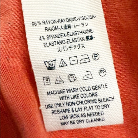 We The Free Floral Off Shoulder Bell Sleeve Top S Coral Boho Free People Style - Picture 12 of 12